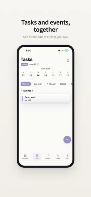 TodoIt: Planner, Habits, Diary screenshot 1