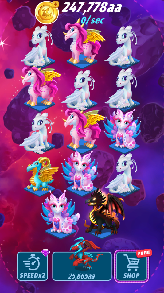 #2. Dragons Evolution-Merge Dino! (iOS) 由: Shrivatsa