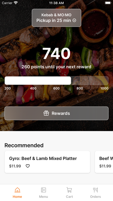 Kebab & MOMO iPhone screenshot 1 - Food & Drink app