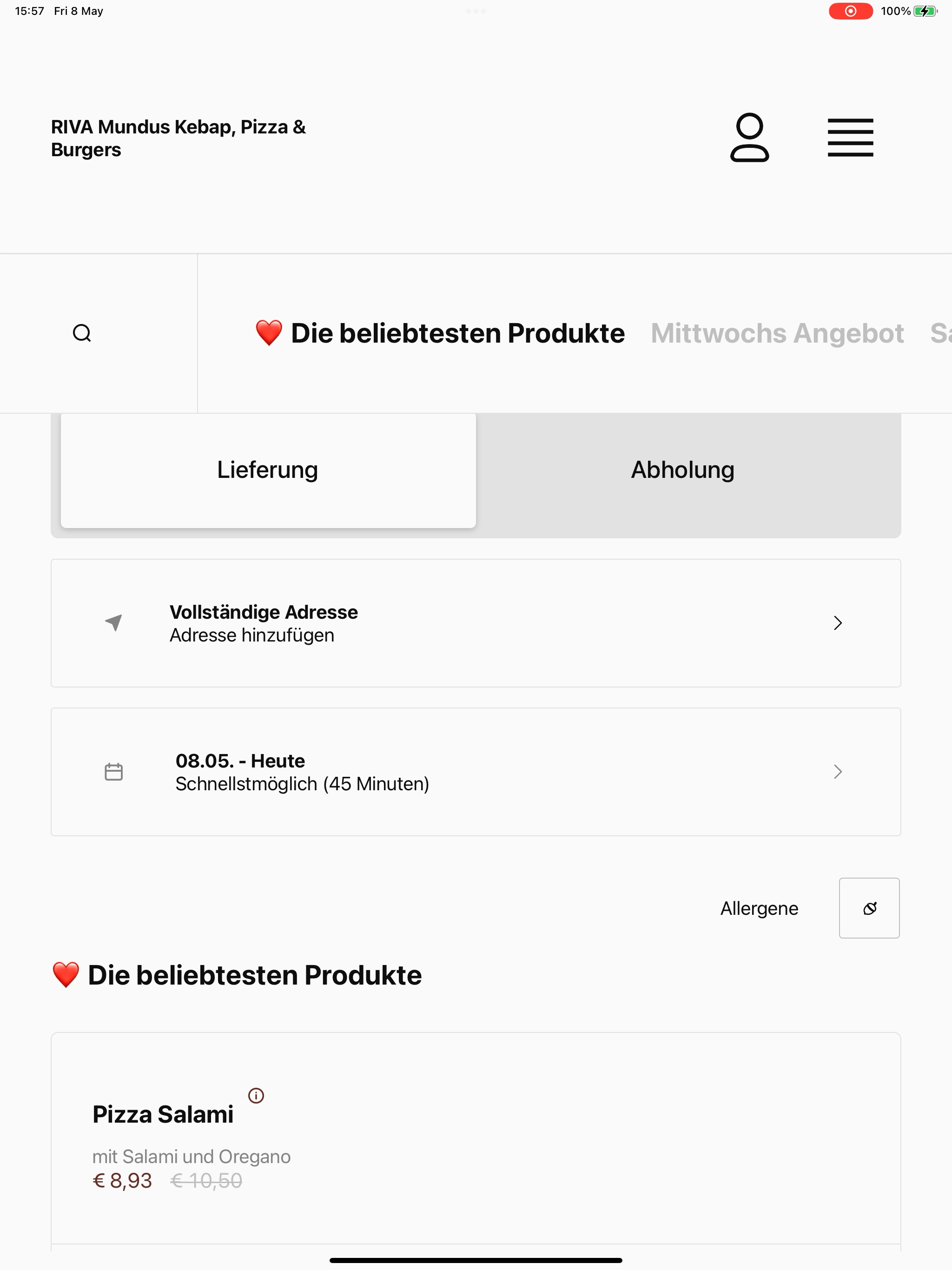 RIVA Mundus Kebap Pizza Burger screenshot 7
