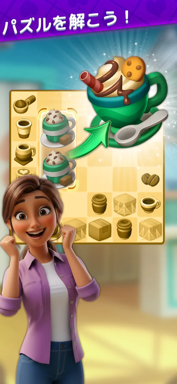 Solitaire Story: Ava's Manor iOS Mod IPA screenshot 3 - iOS game interface