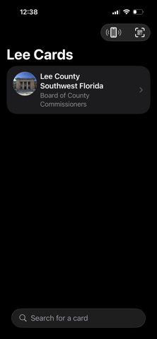 Lee Cards iPhone screenshot