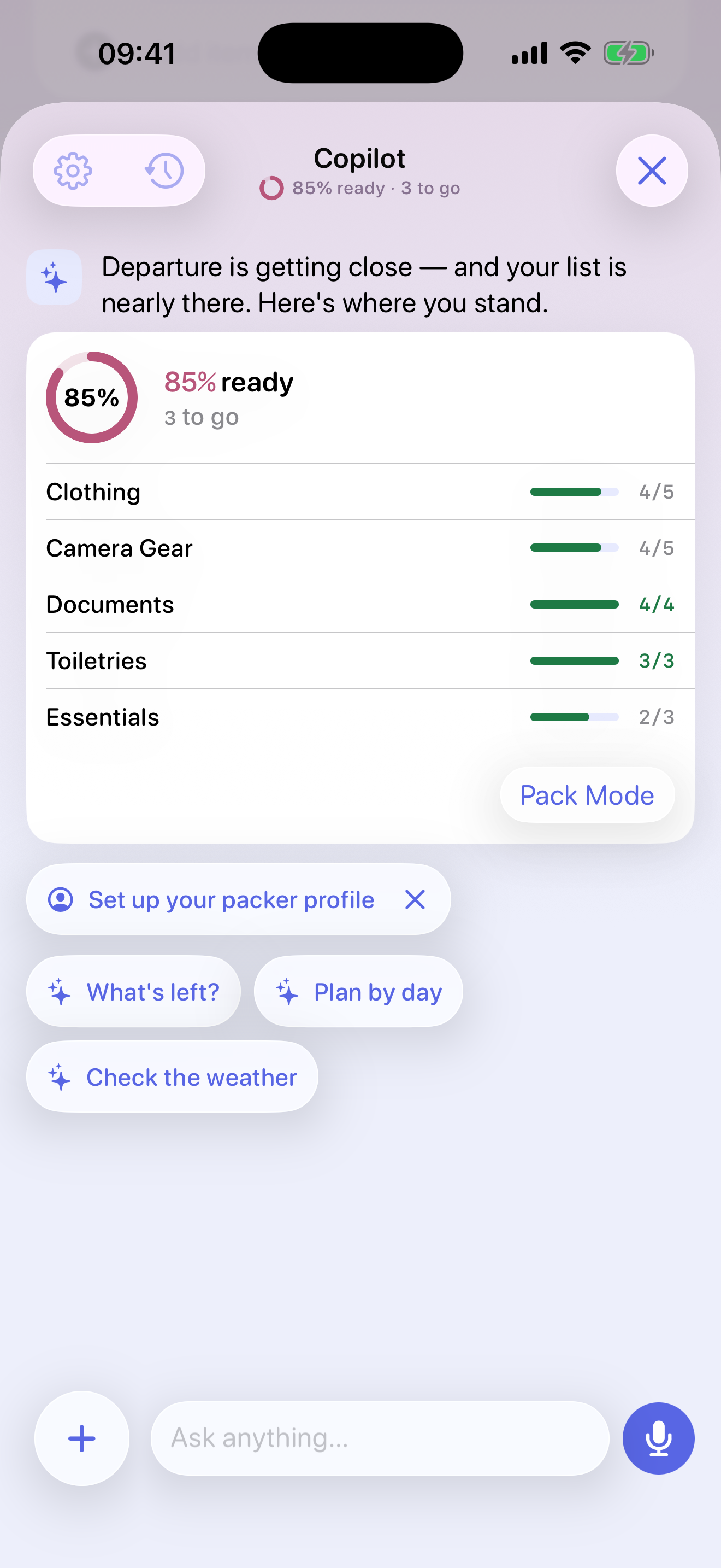 Packerly: Travel Packing List screenshot 4