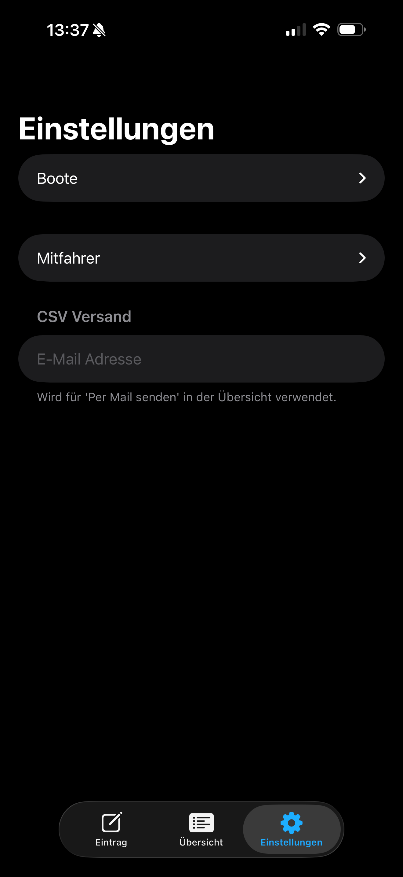 Rudertagebuch screenshot 3