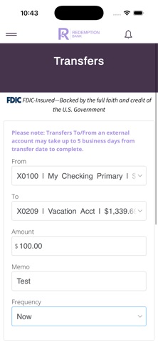App screenshot