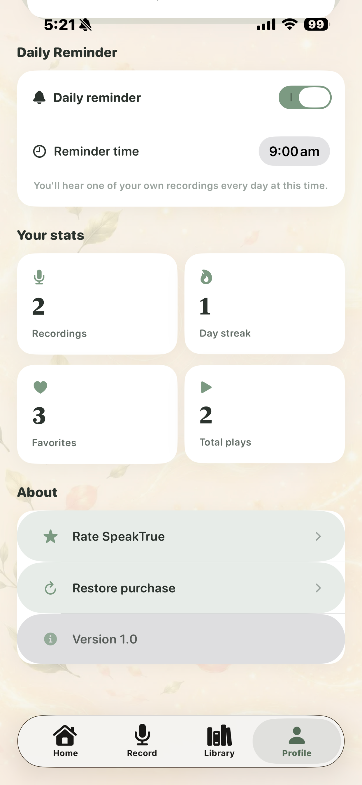 SpeakTrue screenshot 4
