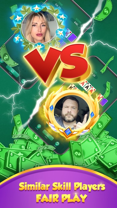 Solitaire Dash - Win Real Cash Screenshot