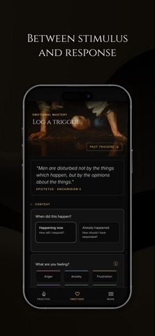 Marcus: Stoic Practice Journal iPhone screenshot