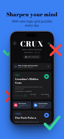 Crux: Daily Logic Puzzles Screenshot 1 of 7
