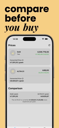 Gold Oz, ALTINS1, Silver Price screenshot 5