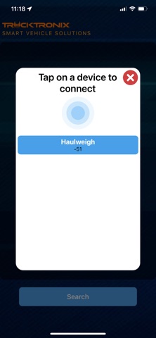 HaulWeigh Live - Bluetooth screenshot
