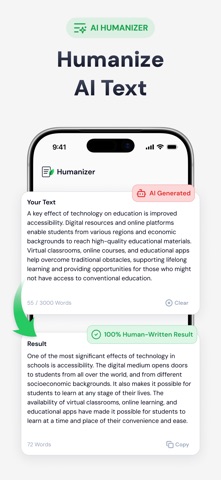 Natural Write: AI Humanizer Screenshot 2 of 5