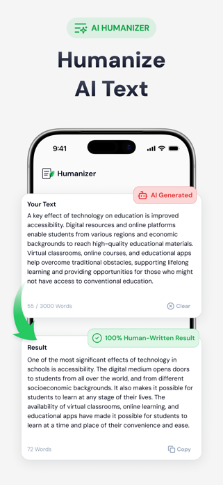 Natural Write: AI Humanizer Screenshot 2 of 5