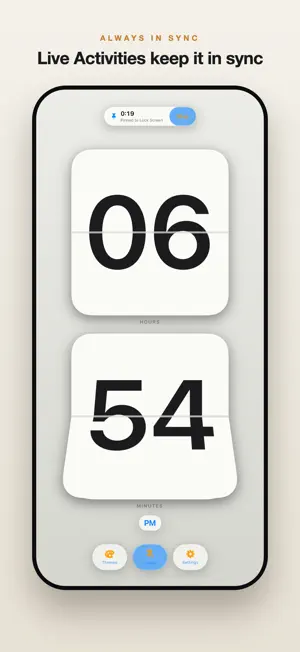 Retrotick: Split-Flap Clock screenshot 3