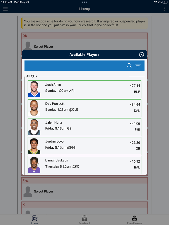 Screenshot #6 pour DiehardSports.net