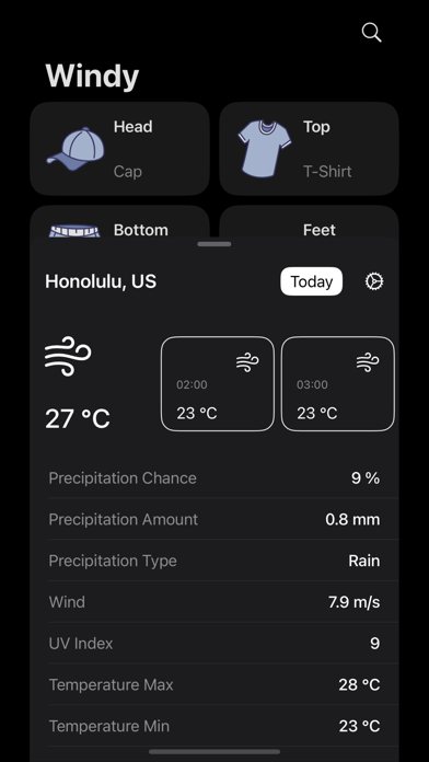 iWear: Weather Fit Screenshot