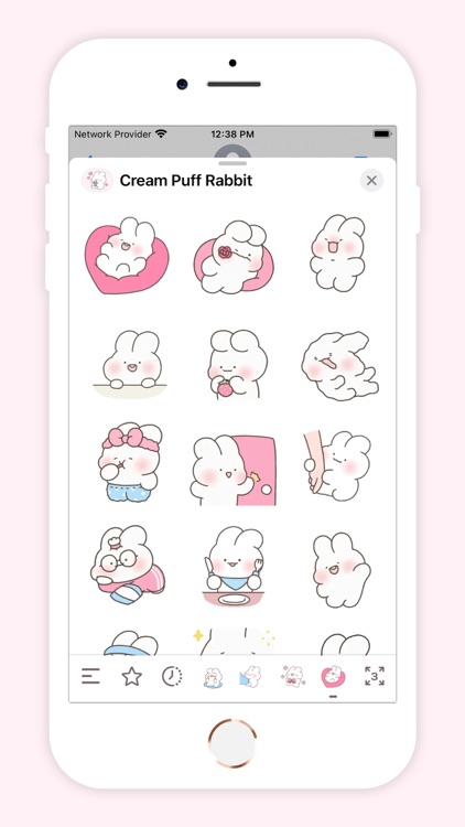 Cream Puff Rabbit Animated