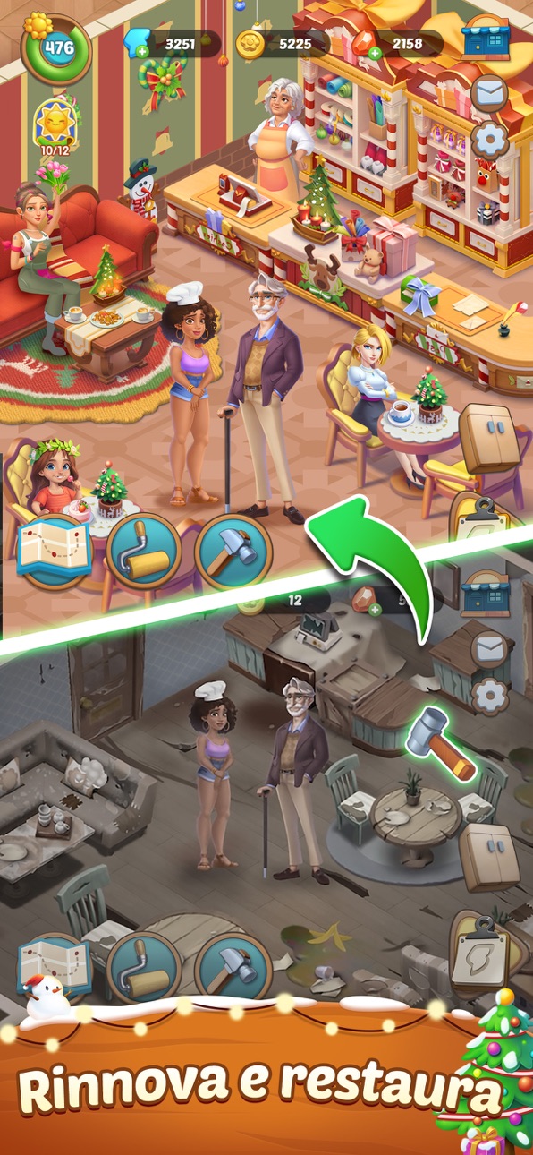 Seaside Escape®: Merge & Story iOS Mod IPA screenshot 4 - iOS game interface