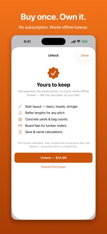 Honest TradeCalc: Construction Screenshot 4 of 5