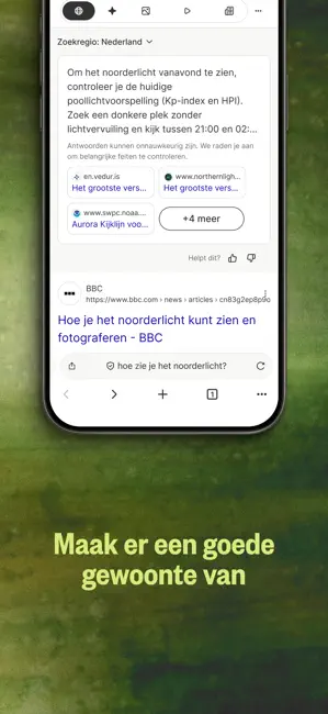 Ecosia: Zoek en plant bomen iPhone screenshot 6