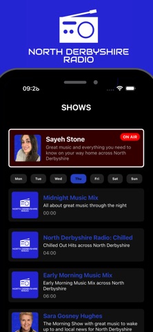 NORTH DERBYSHIRE RADIO UK screenshot