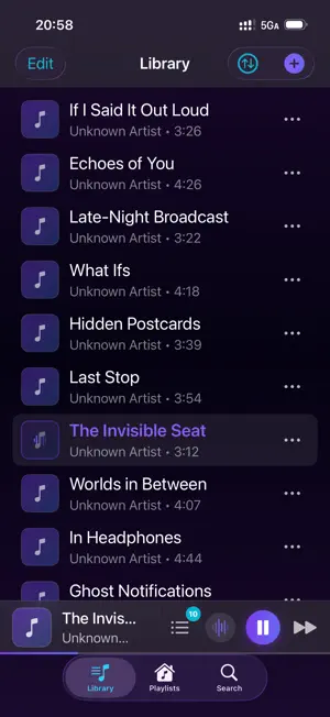 Lumi Music Player Lite screenshot 3