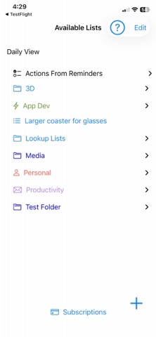 ListMania screenshot