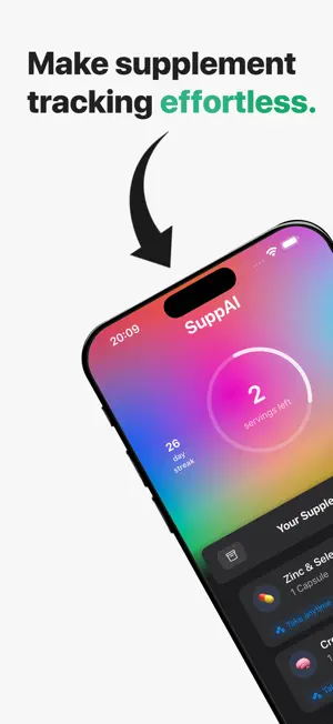 SuppAI Supplement Reminder screenshot 1
