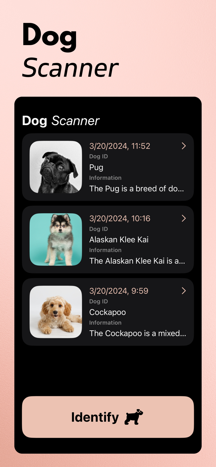 Dog Scanner Breed Identifier