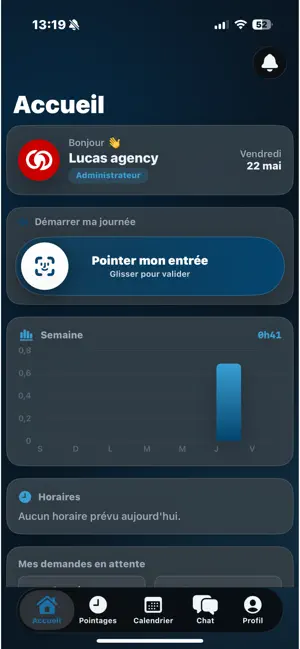 Pointeuse heaven screenshot 1