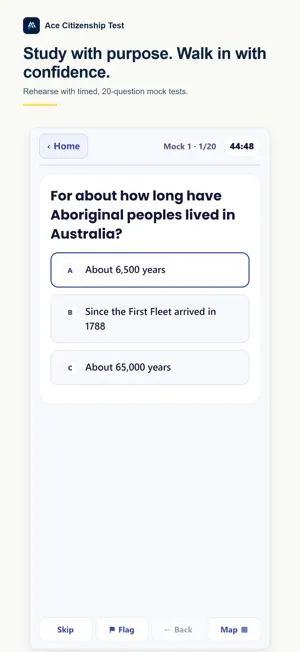 Ace Citizenship Test screenshot 1