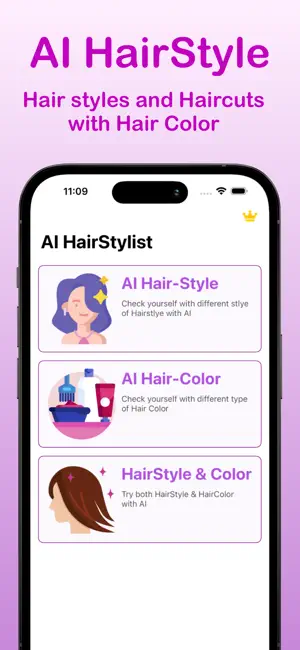 Haircut AI - Change Hair Color screenshot 1