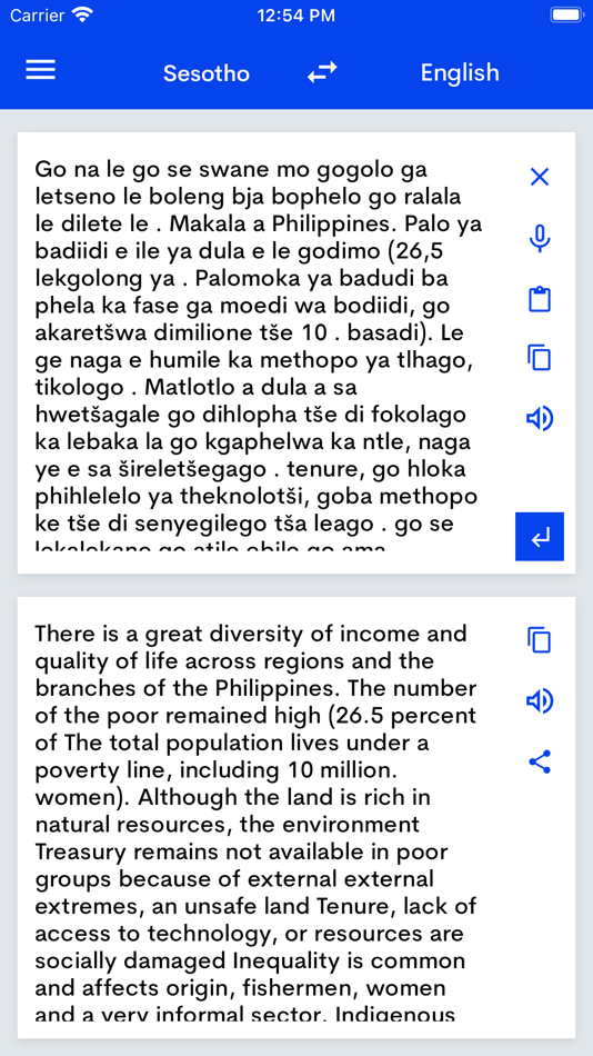 #1. Sesotho to English Translator (iOS) By: Bhavinkumar Satashiya