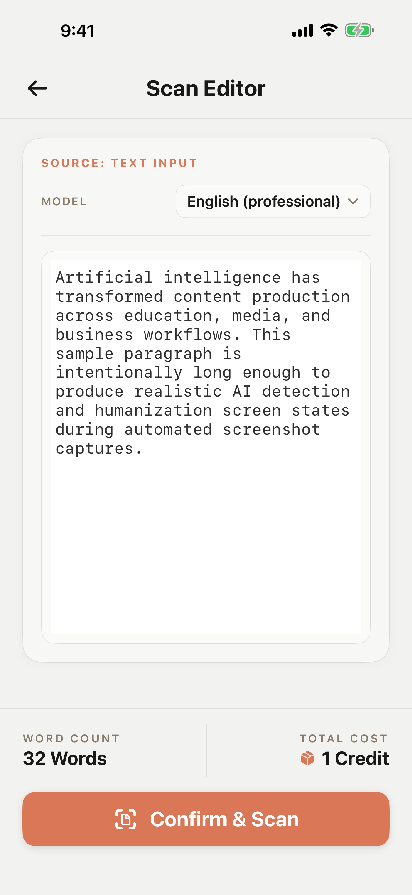 Humanize AI Text Detector screenshot 6