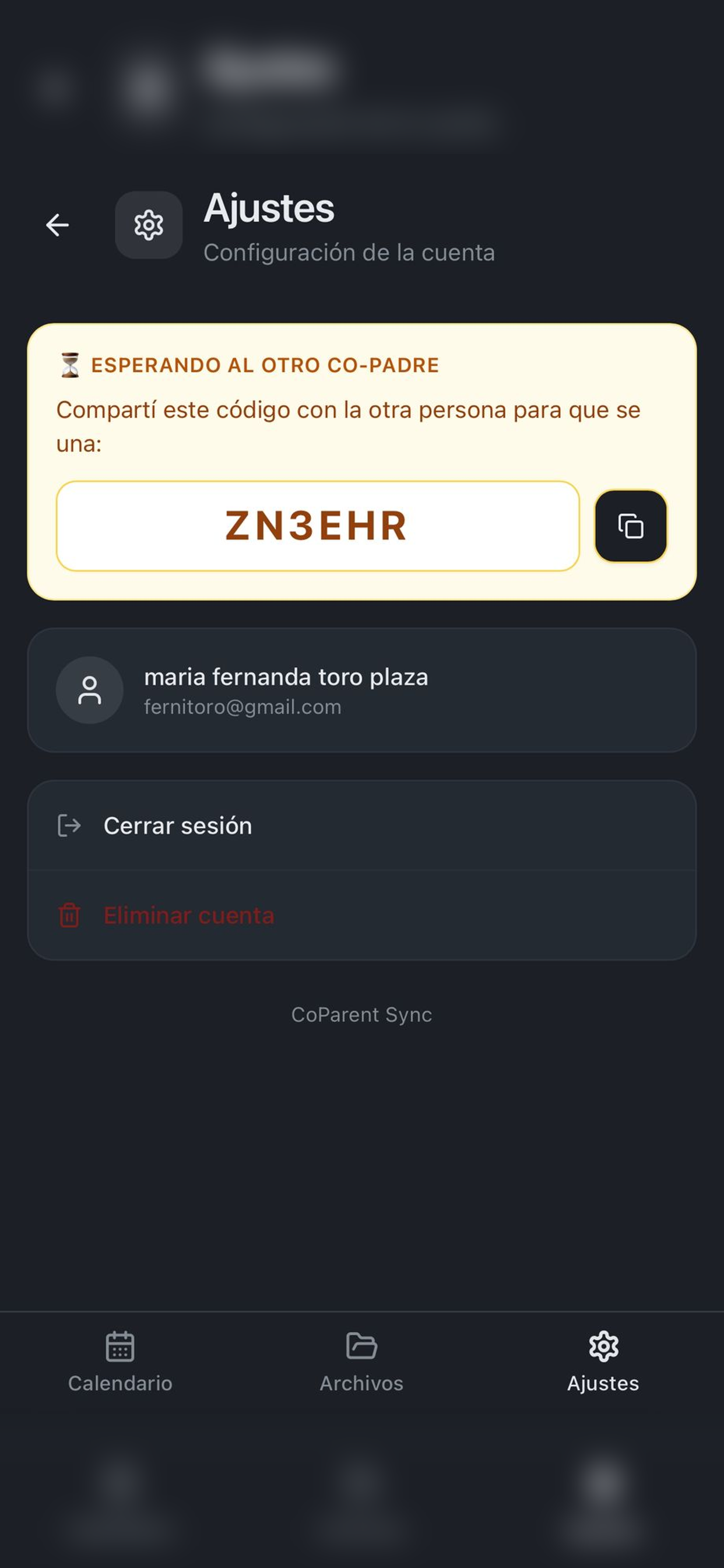 CoParent Sync