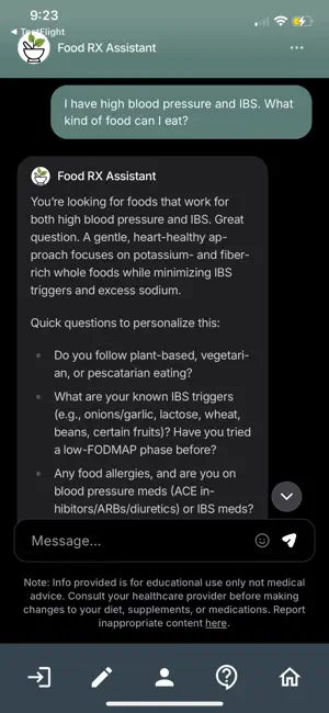 Food RX Assistant screenshot 3