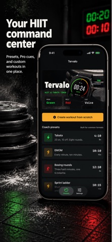 Tervalo: HIIT & Tabata Timer screenshot