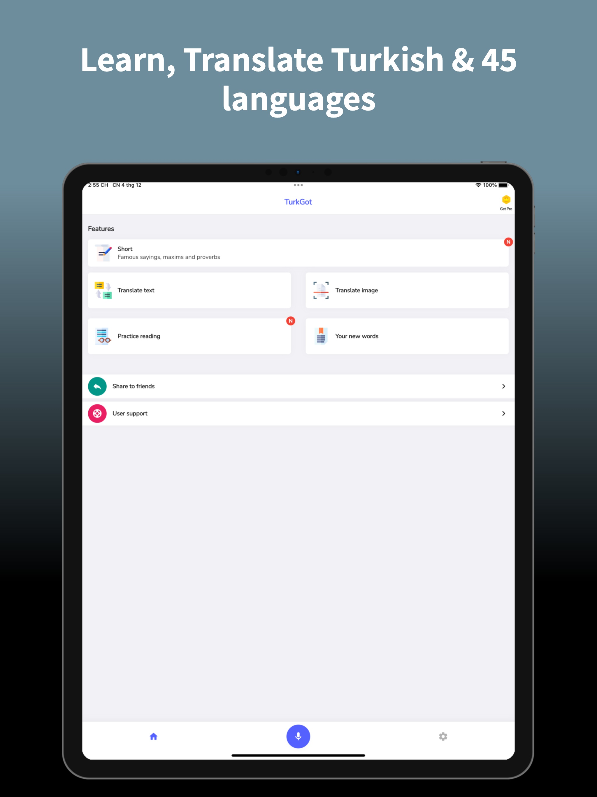 Turkish Translator & Learn 45+
