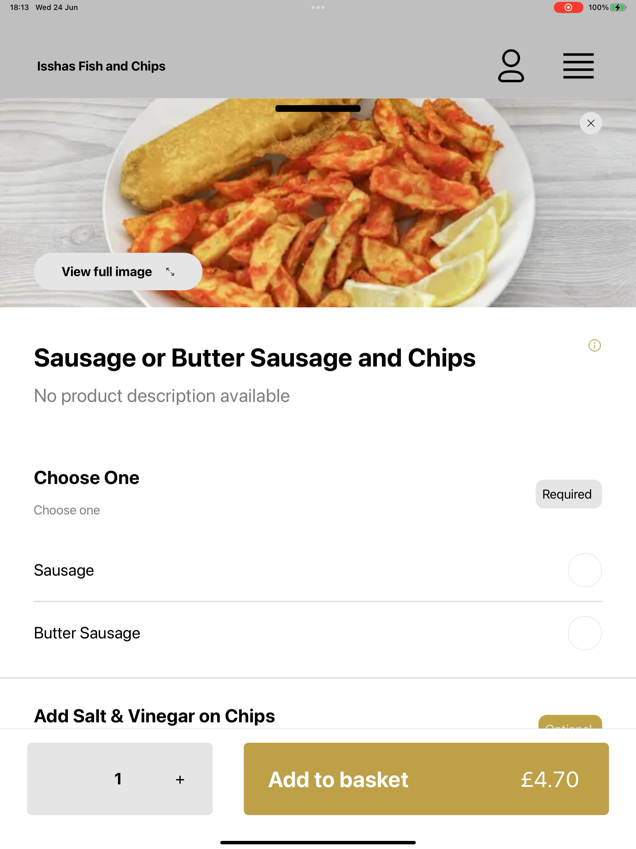 Isshas Fish and Chips screenshot 10