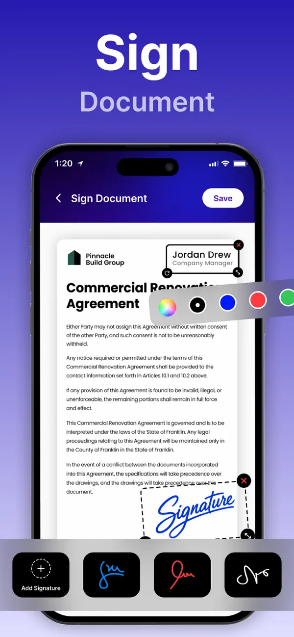 Screenshot #3 pour Signature Scanner - SignaScan