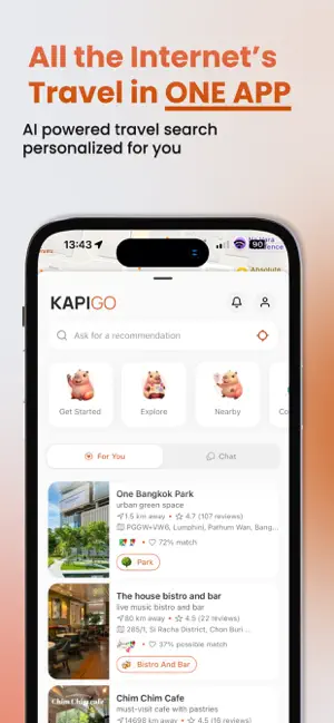 KapiGo: Your AI Travel Buddy screenshot 1