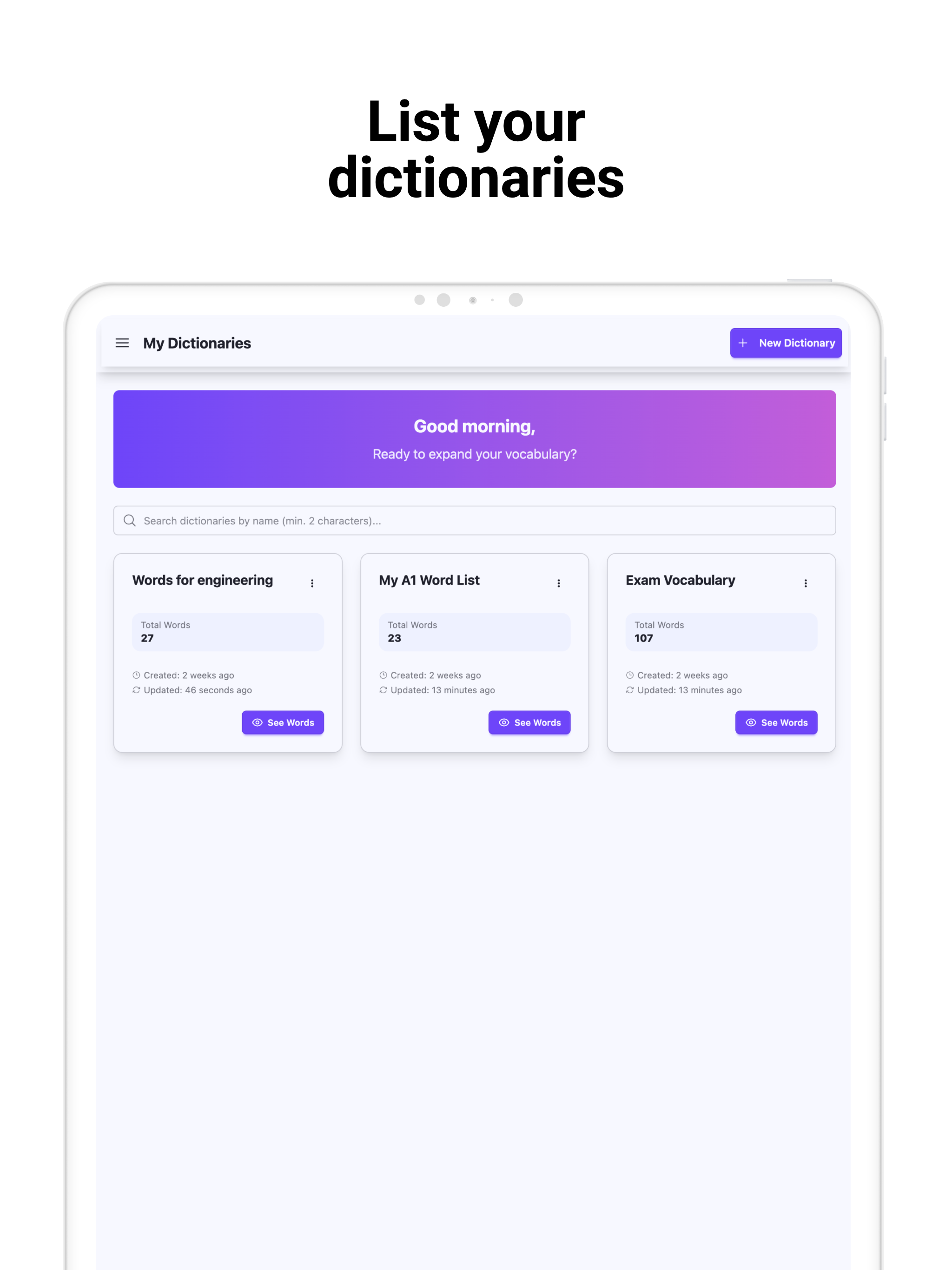 Your Vocabulary Notebook Pro screenshot 10