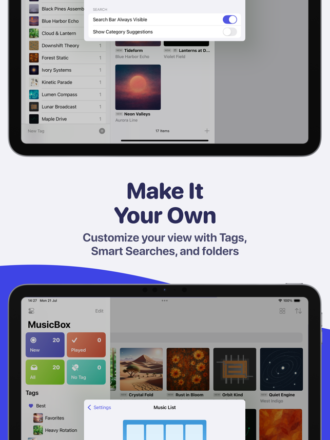‎MusicBox: Save Music for Later Screenshot