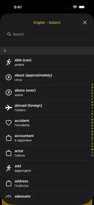 Flashcard Italian screenshot 3