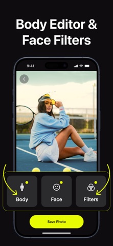 Perfect Body and Face Editing. screenshot