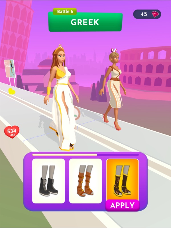 Fashion Battle - Dress up game screenshot 1