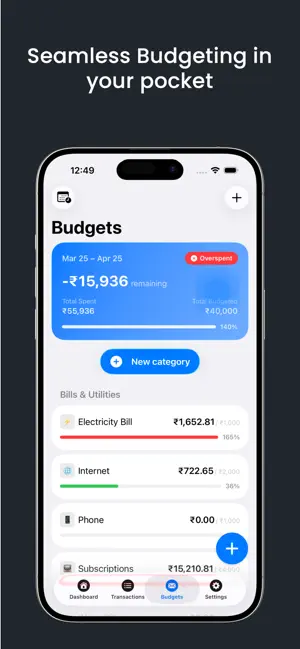 Atlantic: Budget & Expenses screenshot 2