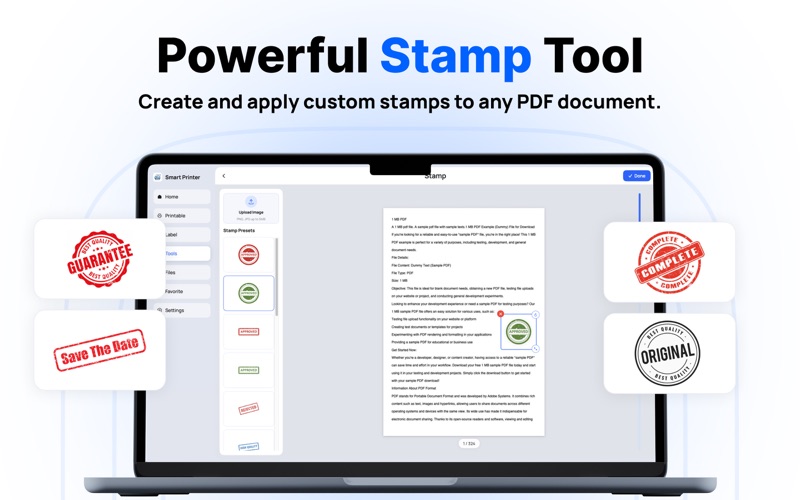 Smart Printing Solution App iPhone screenshot