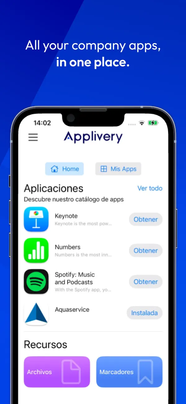 Screenshot #1 pour Applivery Self Service