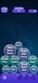 Merge Bubbles - Word Game screenshot